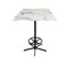 Holland Bar Stool Co 42 Tall OD216 Black Table Base w32x32 Square White Marble Top, IndoorOutdoor OD21642BWODS32SQWM - alternate 1